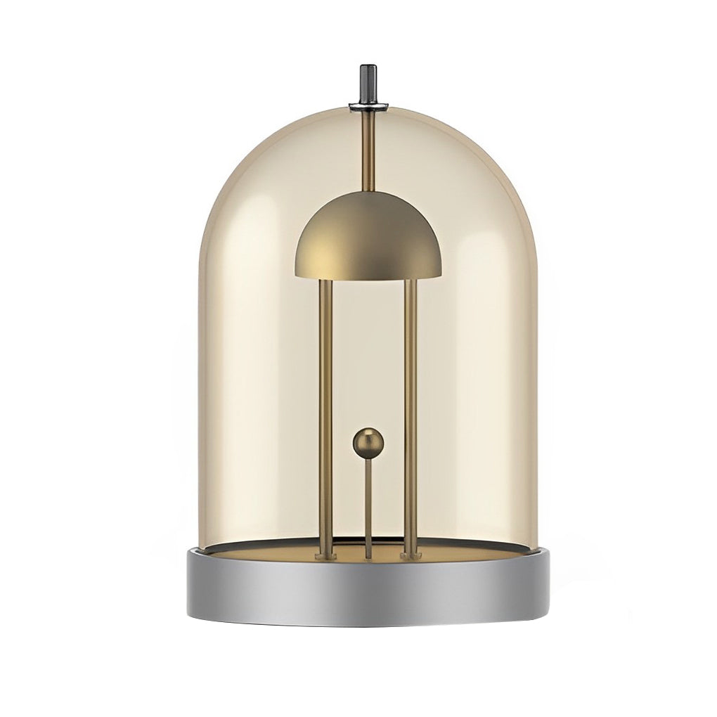 Detachable Smoked Glass Dome Ambient Lamp - DIY Design