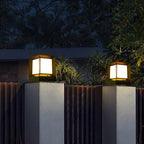 Premium Waterproof Square LED Solar Lawn Fence Light