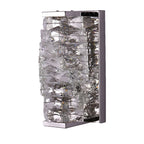 Modern LED Crystal Wall Sconce with Three-Step Dimming