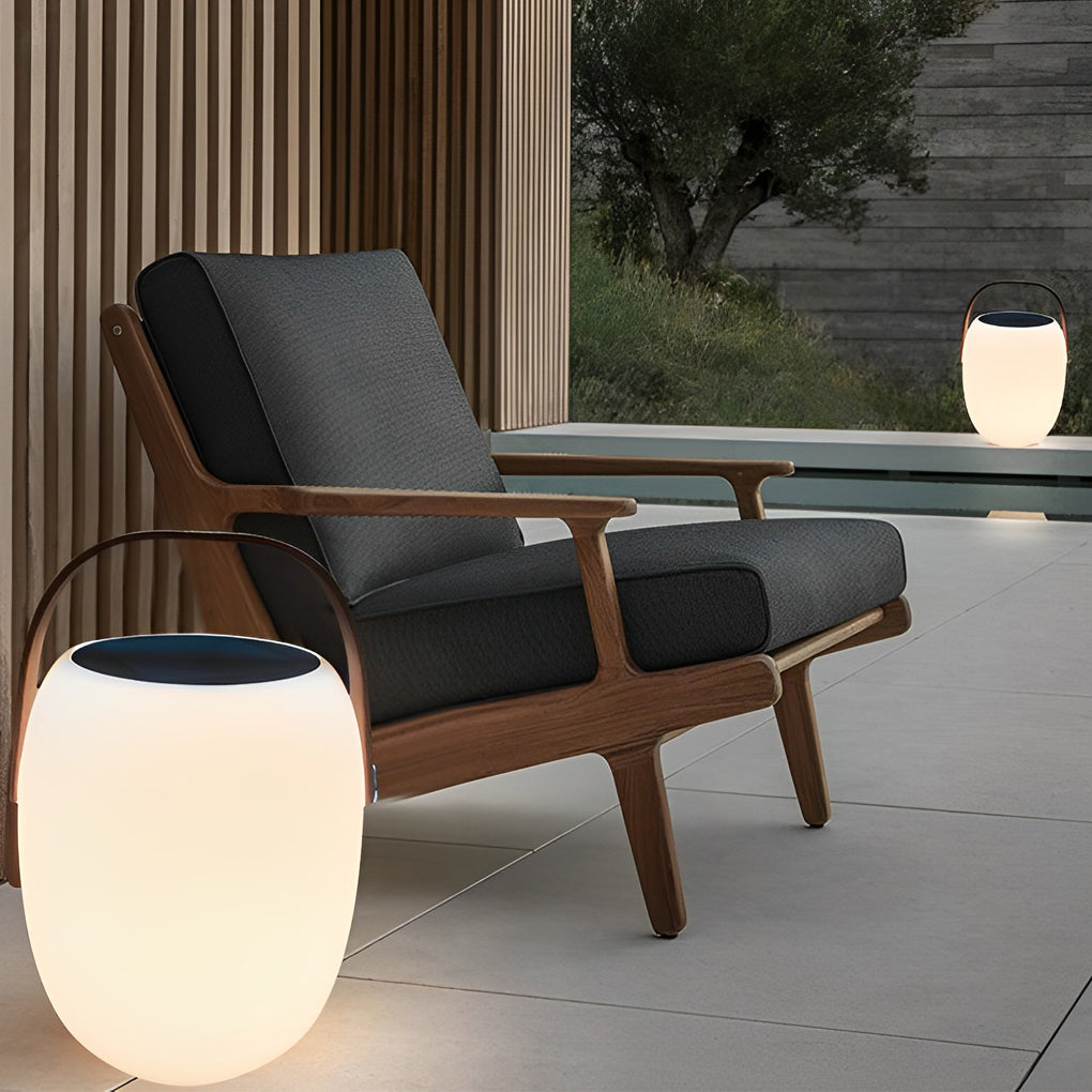 Portable LED Solar Floor Lanterns for Outdoor Decor