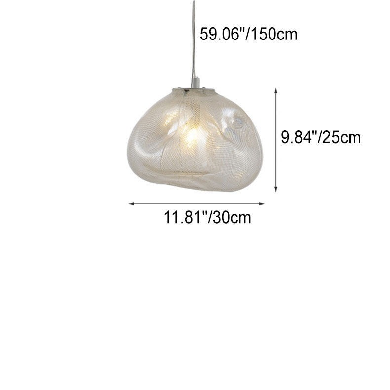Contemporary Cloud Glass Pendant Light