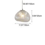 Contemporary Cloud Glass Pendant Light