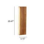 Elegant Solid Wood LED Wall Sconce Lamp