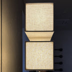 Japanese Fabric Wall Sconce