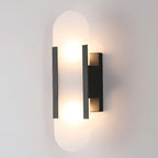 Modern Electroplated Metal G4 LED Up and Down Wall Sconces