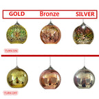 Fireworks Glass Dome Pendant Light