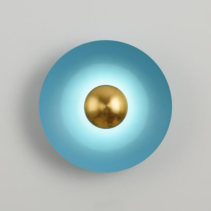 Nordic Multicolor Round LED Wall Sconce