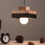 Nordic 1-Light Round/Square Pendant Lamp