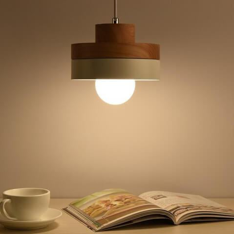 Nordic 1-Light Round/Square Pendant Lamp