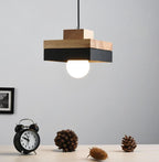 Nordic 1-Light Round/Square Pendant Lamp