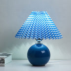 Minimalist Ceramic Pleated Table Lamp