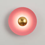 Nordic Multicolor Round LED Wall Sconce