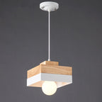 Nordic 1-Light Round/Square Pendant Lamp