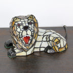 Premium Tiffany Stained Glass Animal Table Lamp - 1-Light Decorative Accent