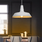 Industrial Round Iron Pendant