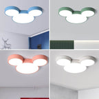 Cartoon Mouse LED Flush Mount Light