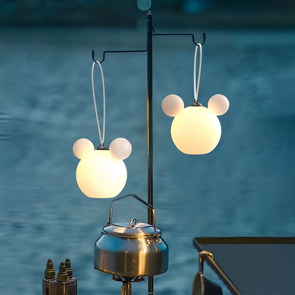 3D Cartoon Animal Waterproof USB Rechargeable Outdoor Hanging Lights