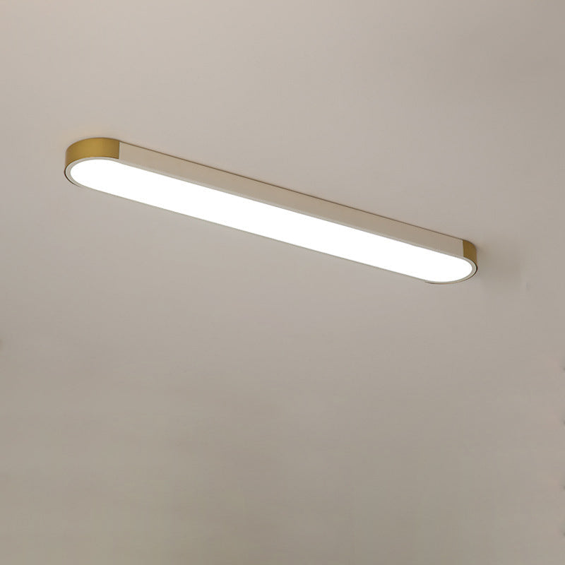Minimalist Rectangular LED Flush Mount