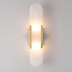 Modern Electroplated Metal G4 LED Up and Down Wall Sconces