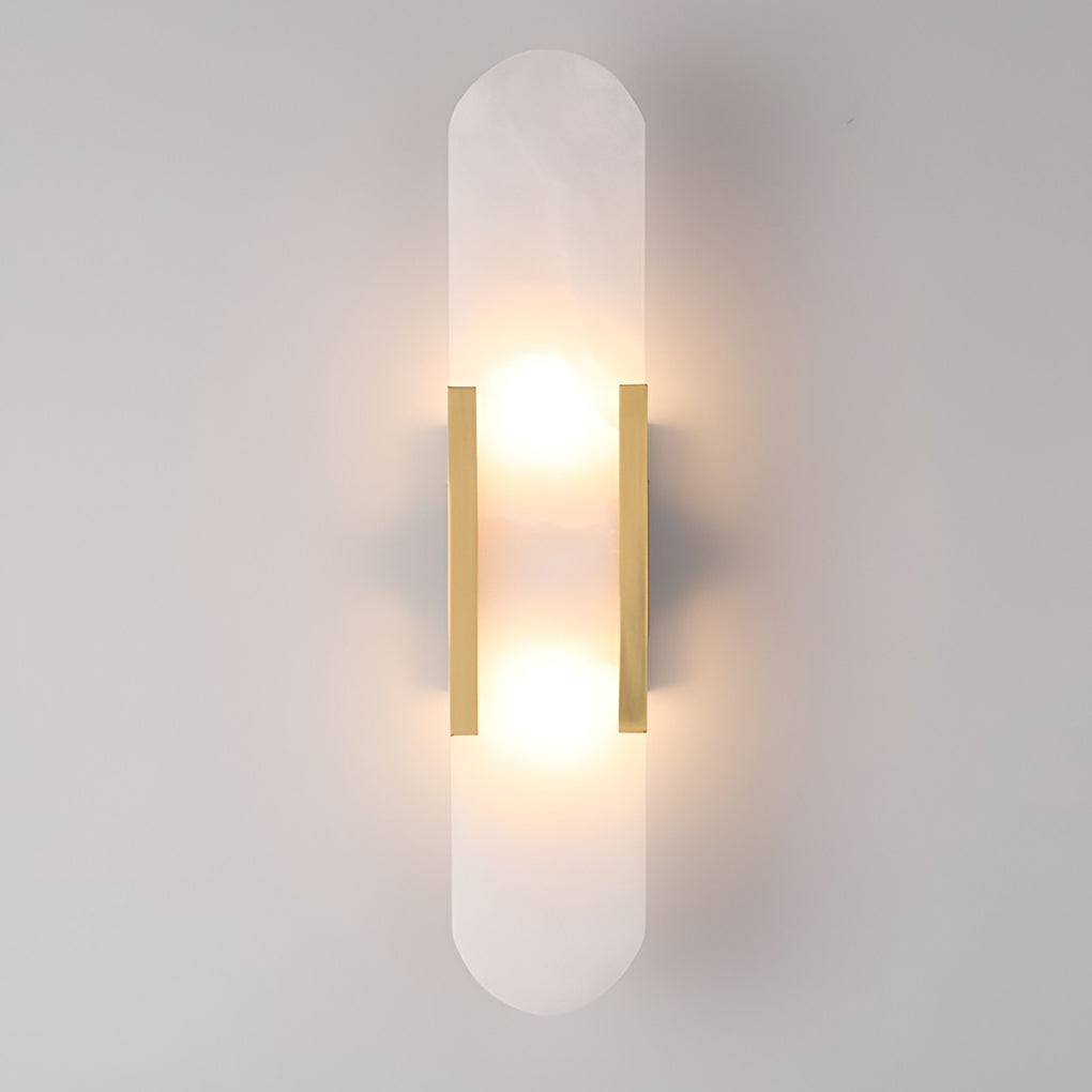 Modern Electroplated Metal G4 LED Up and Down Wall Sconces