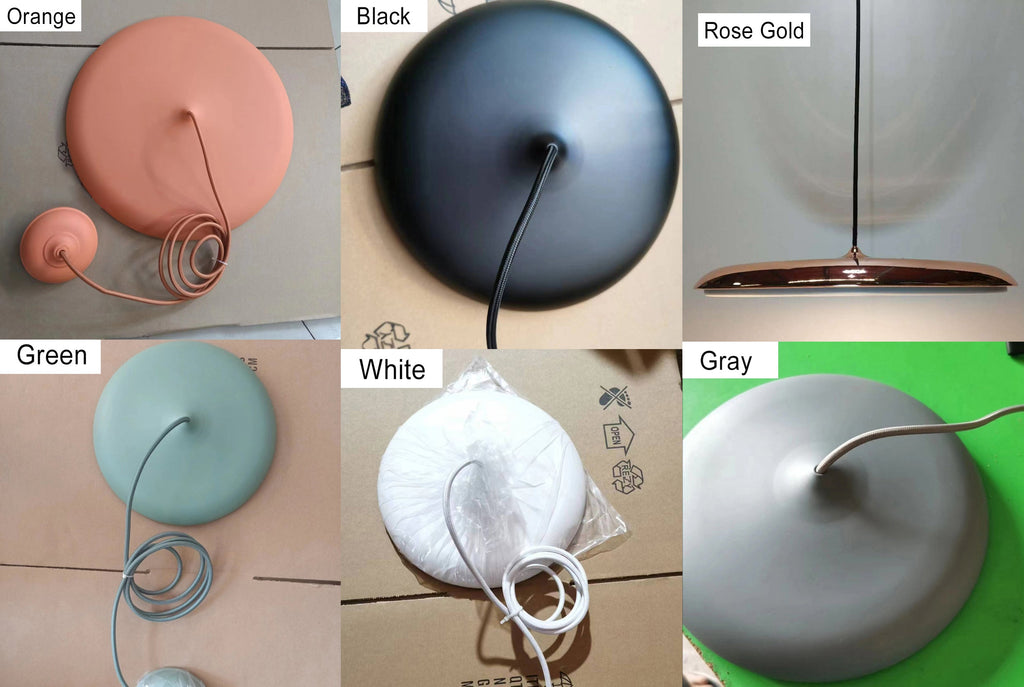 Nordic Metal LED Pendant Light - Macaron Flying Saucer Design