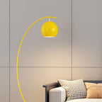 Premium Nordic Minimalist Curved Dome Floor Lamp - 1 Light