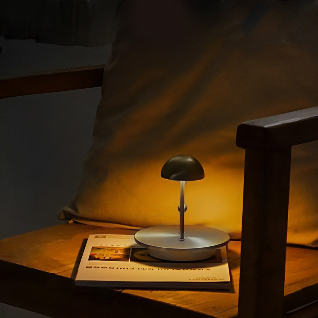 Touch Dimming Nickel Jingle Table Lamp for Ambient Lighting