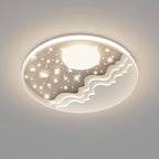 Premium Nordic Star and Moon Aluminum LED Ceiling Light