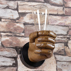 Retro Industrial Resin Hand Fist Wall Sconce Lamp