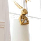 Premium Nordic Rabbit Resin Table Lamp - 1 Light