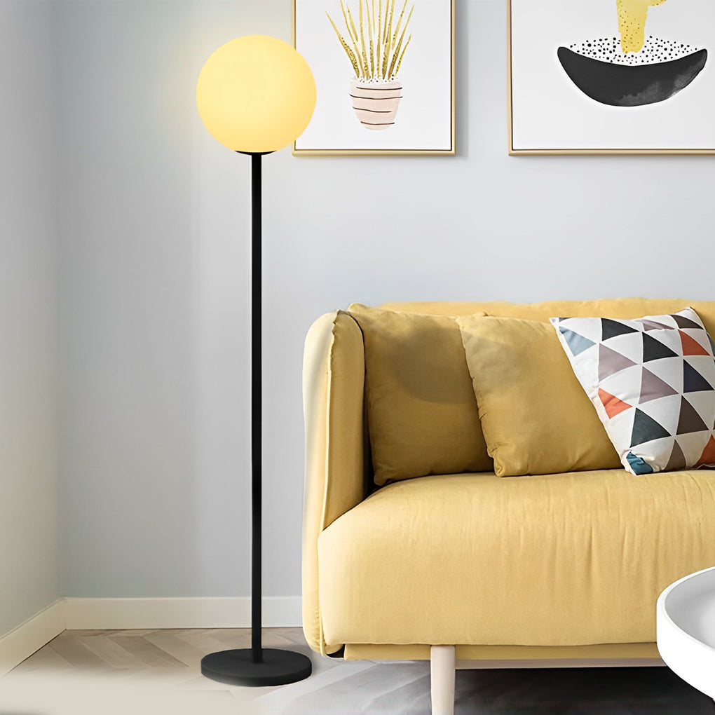 Smart RGB LED Globe Floor Lamp - 16 Color Options