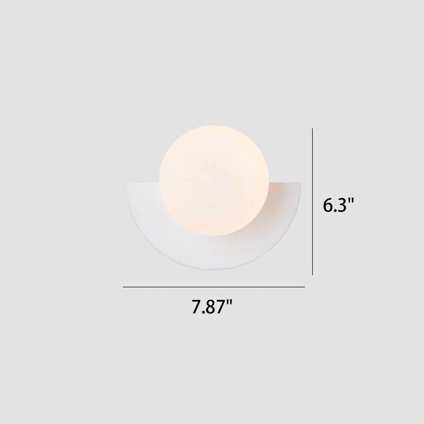 Colorful Glass Spherical Wall Sconce