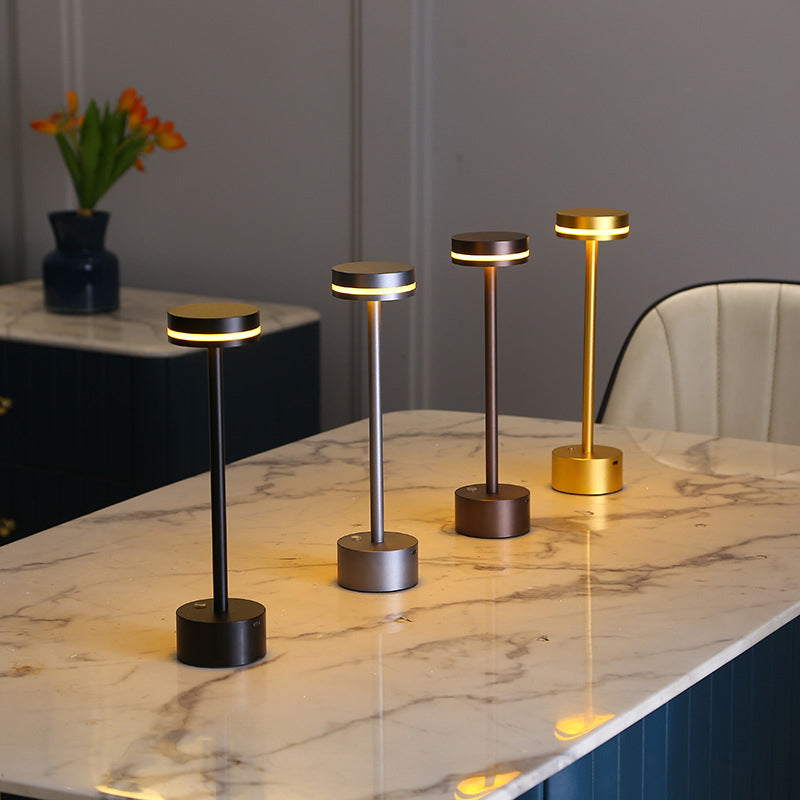 Rechargeable LED Rod-Style Table Lamp - Portable Atmosphere Light