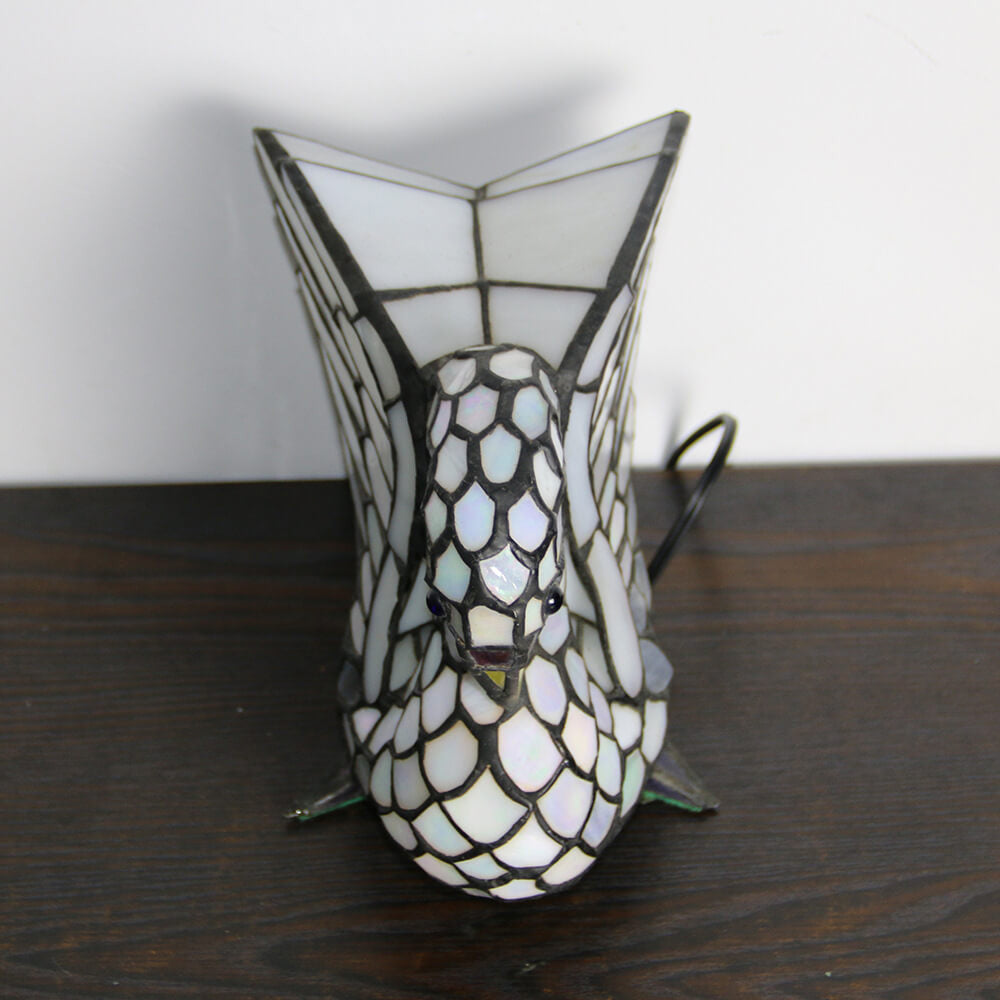 Premium Tiffany Stained Glass Animal Table Lamp - 1-Light Decorative Accent
