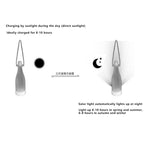 Set of 5 Solar LED Wine Bottle Hanging Lights