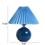 Minimalist Ceramic Pleated Table Lamp