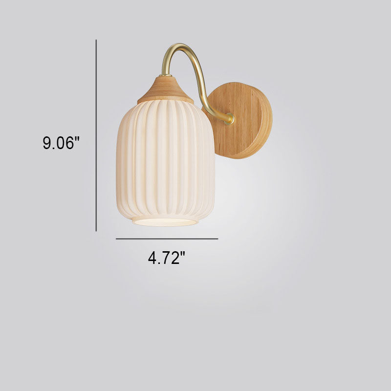 Nordic Striped Glass Wall Sconce