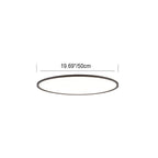 Contemporary Round Acrylic LED Flush Mount Ceiling Light