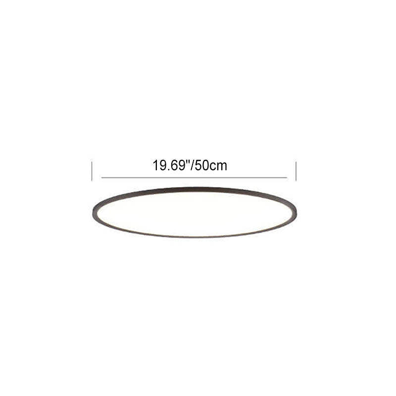Contemporary Round Acrylic LED Flush Mount Ceiling Light
