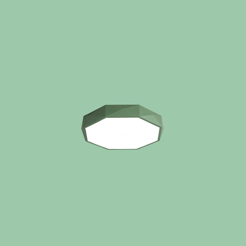 Diamond Geometry LED Flush Mount