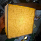 Japanese Fabric Wall Sconce