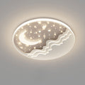 Premium Nordic Star and Moon Aluminum LED Ceiling Light