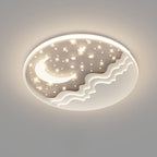 Premium Nordic Star and Moon Aluminum LED Ceiling Light