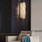 Modern LED Crystal Wall Sconce with Three-Step Dimming