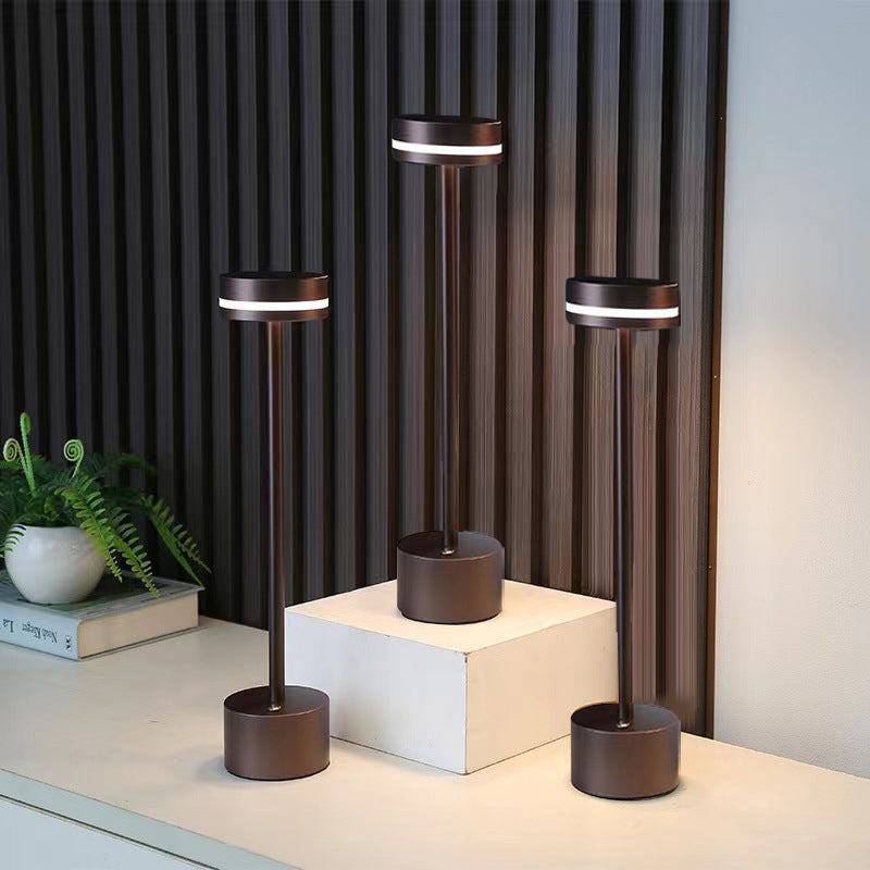 Rechargeable LED Rod-Style Table Lamp - Portable Atmosphere Light