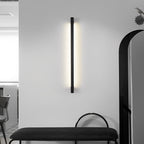 Modern Black LED Wall Lamp with Three-Step Dimming