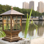 Premium Waterproof European Outdoor Column Lantern