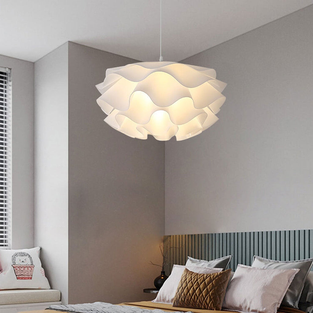 Minimalist Floral Acrylic Multi-Layer Pendant Light