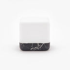 USB Rechargeable LED Magic Cube Turn Timer Night Light Table Lamp
