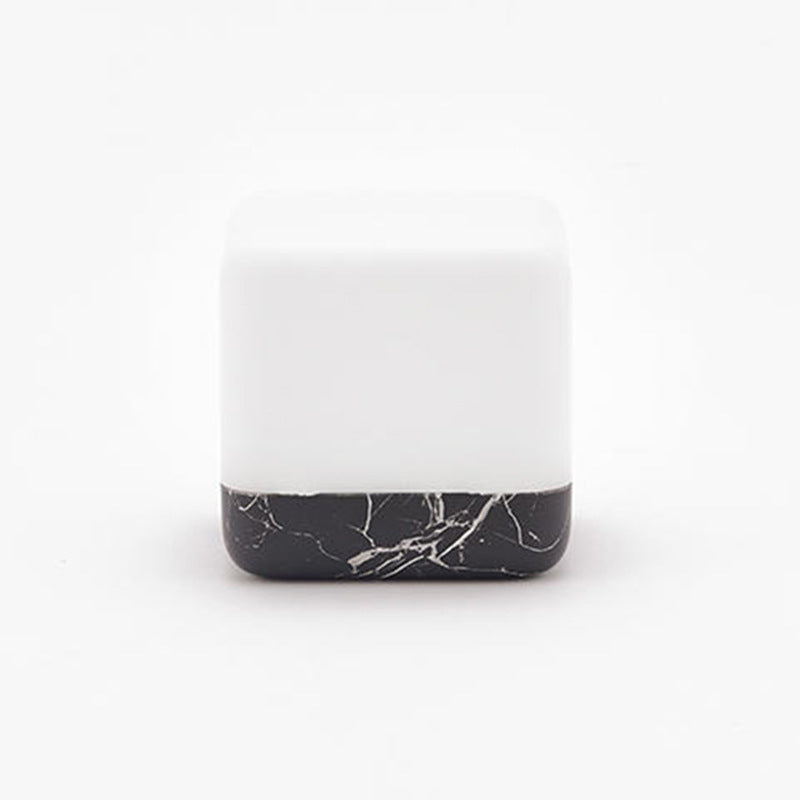 USB Rechargeable LED Magic Cube Turn Timer Night Light Table Lamp